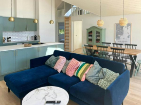 Modern House In Second Row At Rude Strand
